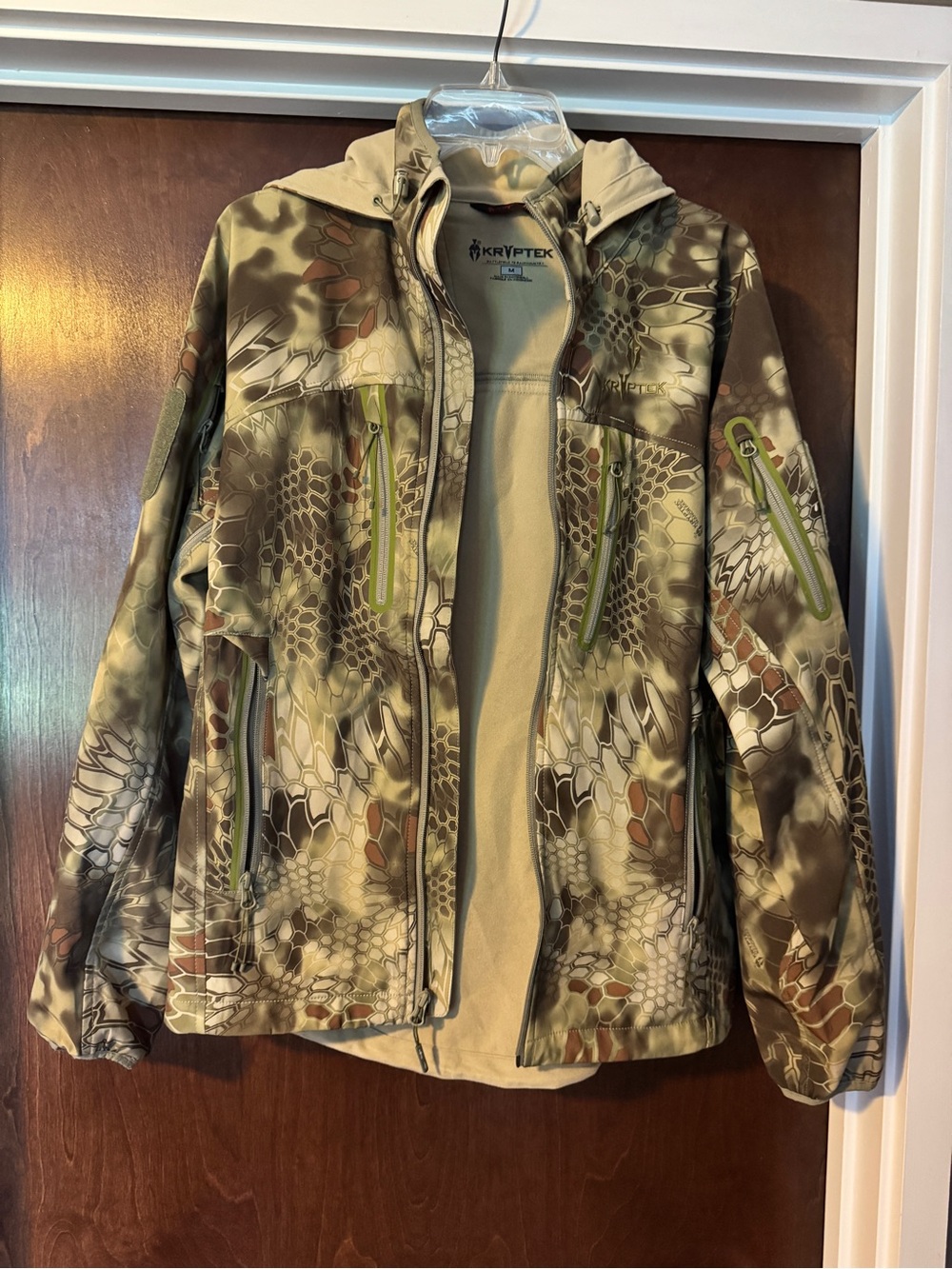 Kryptek Men’s Camouflage Field Jacket - Olive Camo